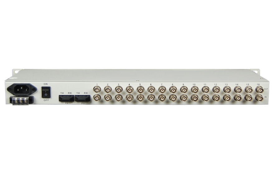 飛暢科技-16E1+3GE+1FX 1+1光備份  PDH光端機