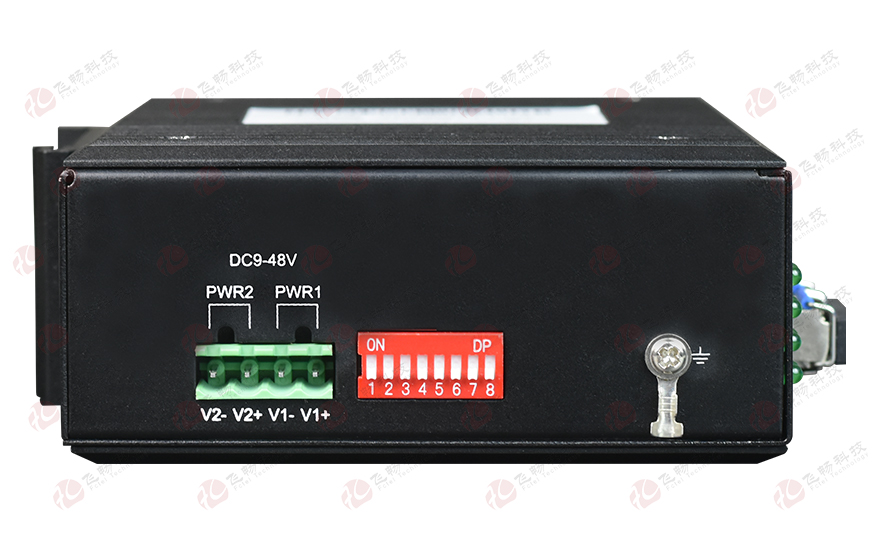 飛暢科技-工業(yè)軌式3千兆電口+4路串口 2千兆光環(huán)網交換機