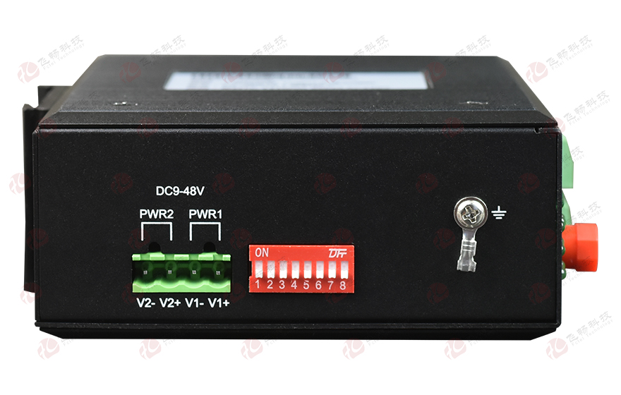 飛暢科技-工業(yè)軌式16路單向/8路雙向開(kāi)關(guān)量光端機(jī)