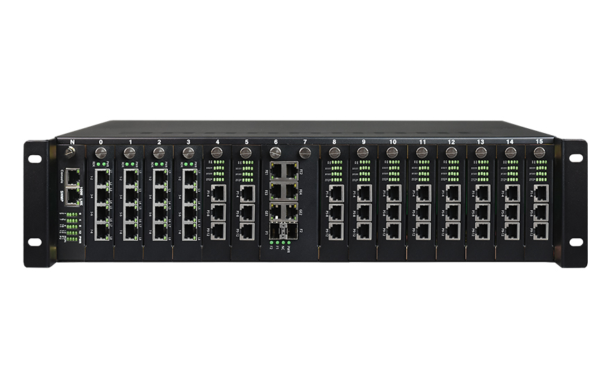 飛暢科技-多業(yè)務(wù)帶 物理隔離以太網(wǎng)（2U機(jī)框，19英寸， 1+1光備份）光端機(jī)