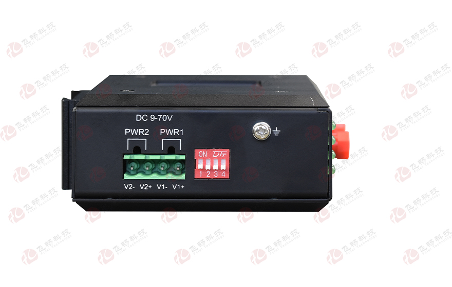 飛暢科技-工業(yè)軌式16路DI/DO/AI/AO開(kāi)關(guān)量模擬量光纖自愈環(huán)網(wǎng)ModBus RTU&TCP采集器