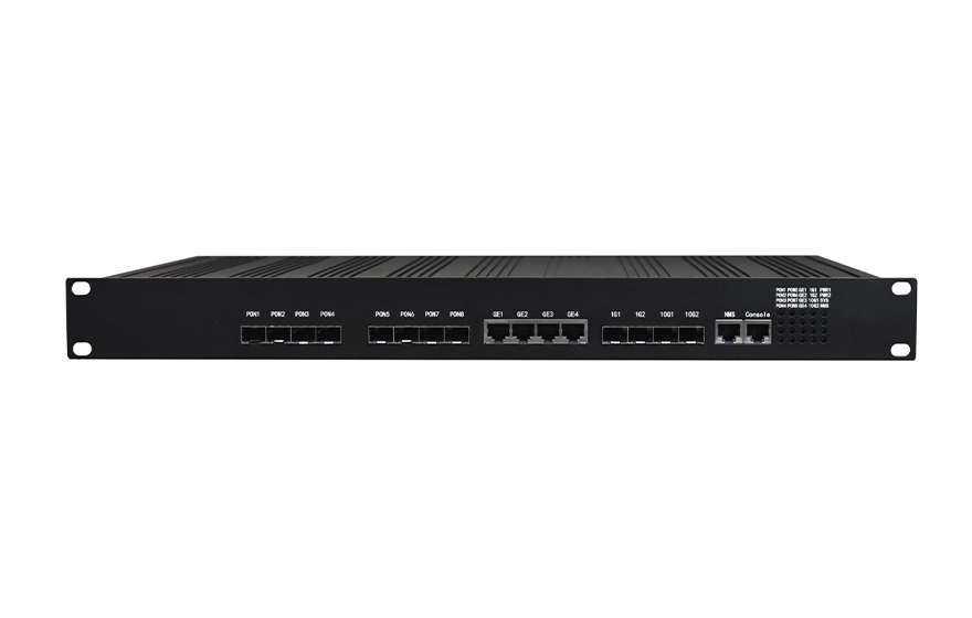 飛暢科技-8口GPON光+4路千兆電+2路千兆光+2路萬兆光  GPON OLT