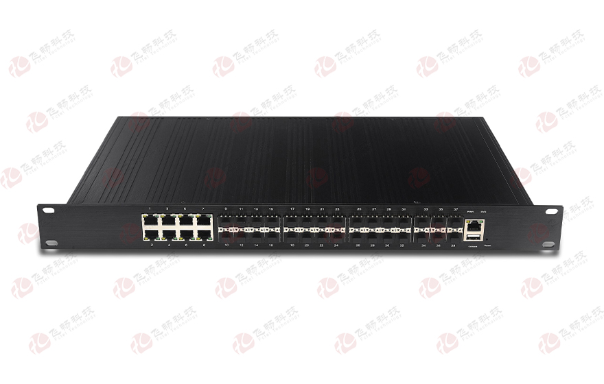 飛暢科技-管理型工業(yè)級(jí) 千兆/萬(wàn)兆6萬(wàn)兆光+8路千兆電+千兆24光 三層交換機(jī)
