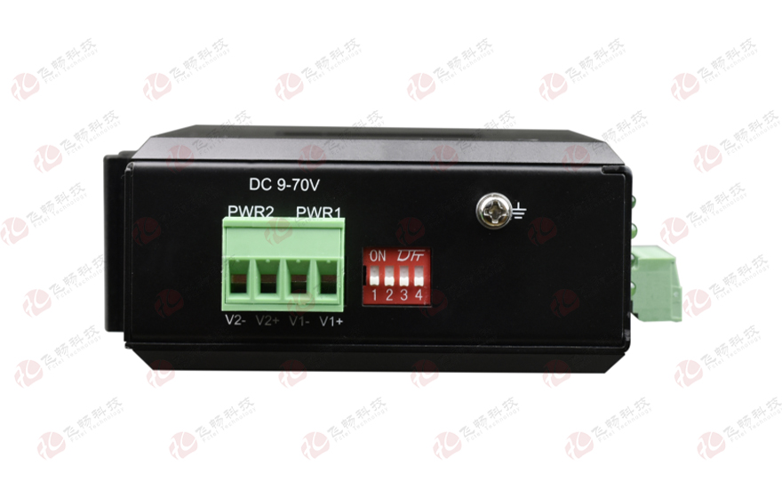 飛暢科技-工業(yè)軌式1路CAN總線+1路RS422/485/232串口 服務器