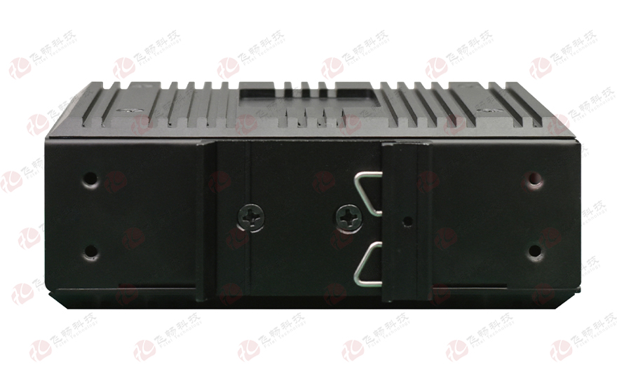 飛暢科技-工業(yè)軌式2路串口／4路開(kāi)關(guān)量+4路百兆電 光端機(jī)